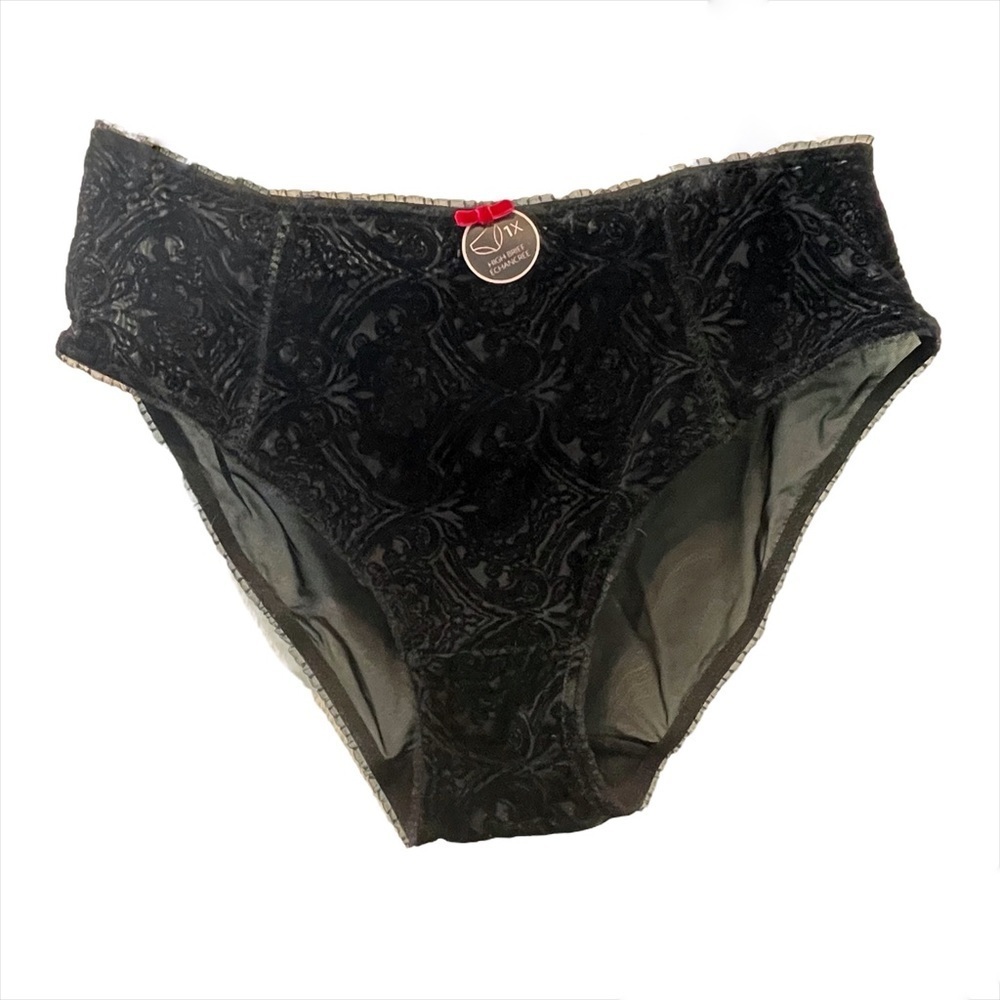 ✨NWT✨ Addition Elle high brief lingerie lace panty black 1X